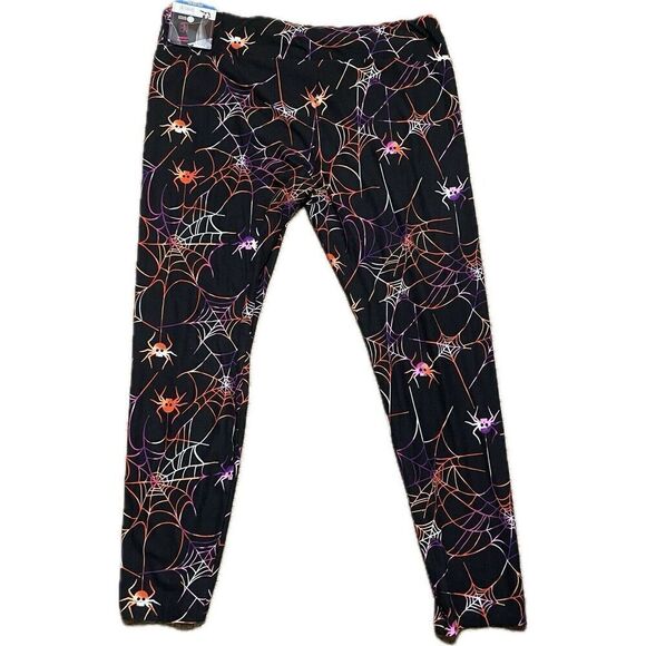 NOBO No Boundaries Juniors Halloween Spiderweb Leggings Size XXXL/3XG (21) - Picture 1 of 3